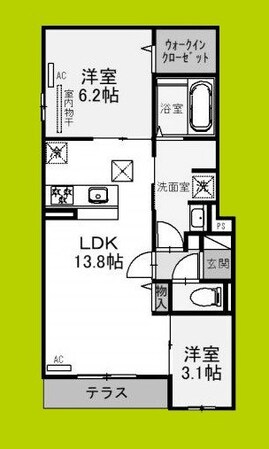 Clashist平野西Eastの物件間取画像